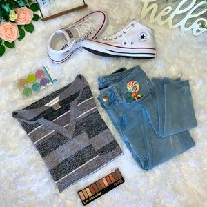 Christopher & Banks Women’s Small Striped Shirt